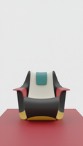 Metal Accent Lounge Chair